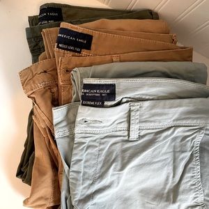 Lot of 3 pair men’s American Eagle pants 32x36